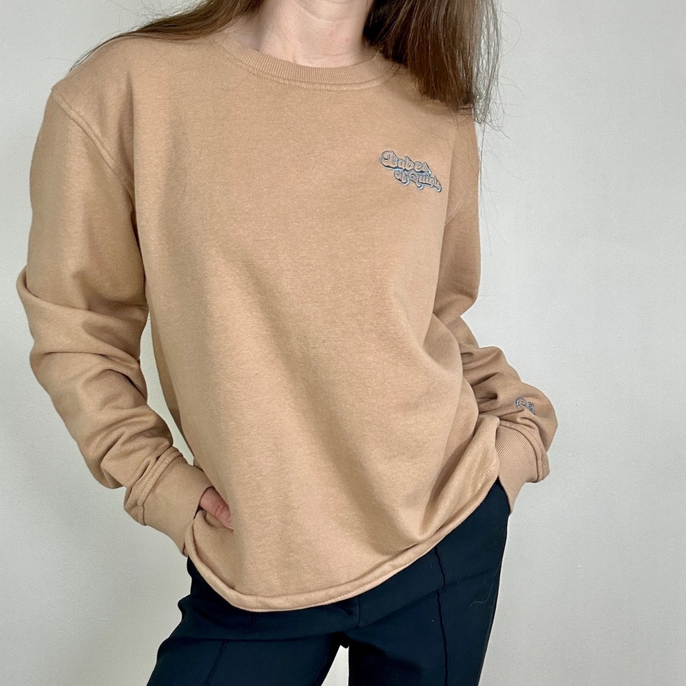 *Babes of Quinte Beige Crew Neck Sweater